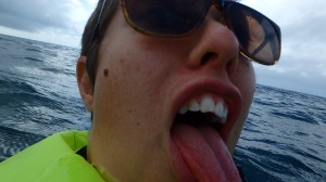 Super close up while doing snorkeling safety watch